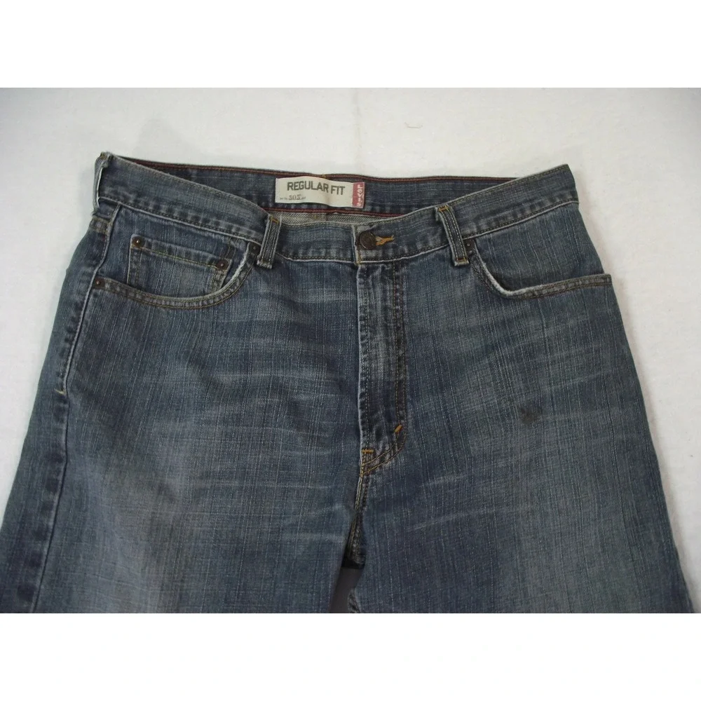 Levi's Men's 505 jeans 36‎ x 30 regular fit straight blue denim pants